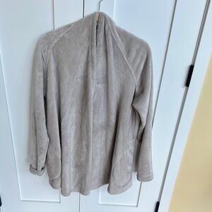 UGG Gray Teddy Jacket Plush Cozy Outerwear Size L